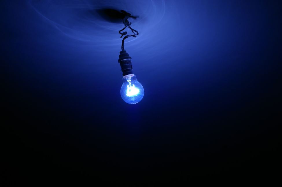 lumière bleue ampoule couleur