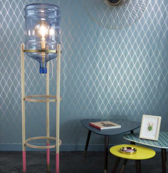 lampadaire bonbonne