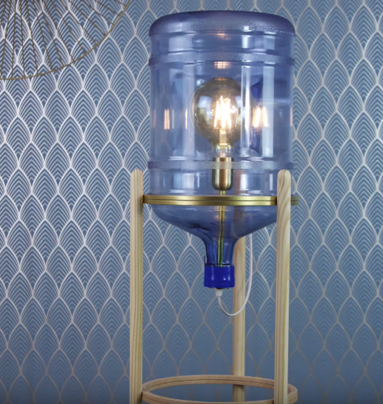 lampadaire bonbonne