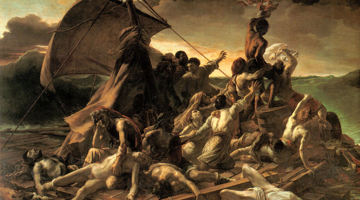 2 radeau de la méduse peinture