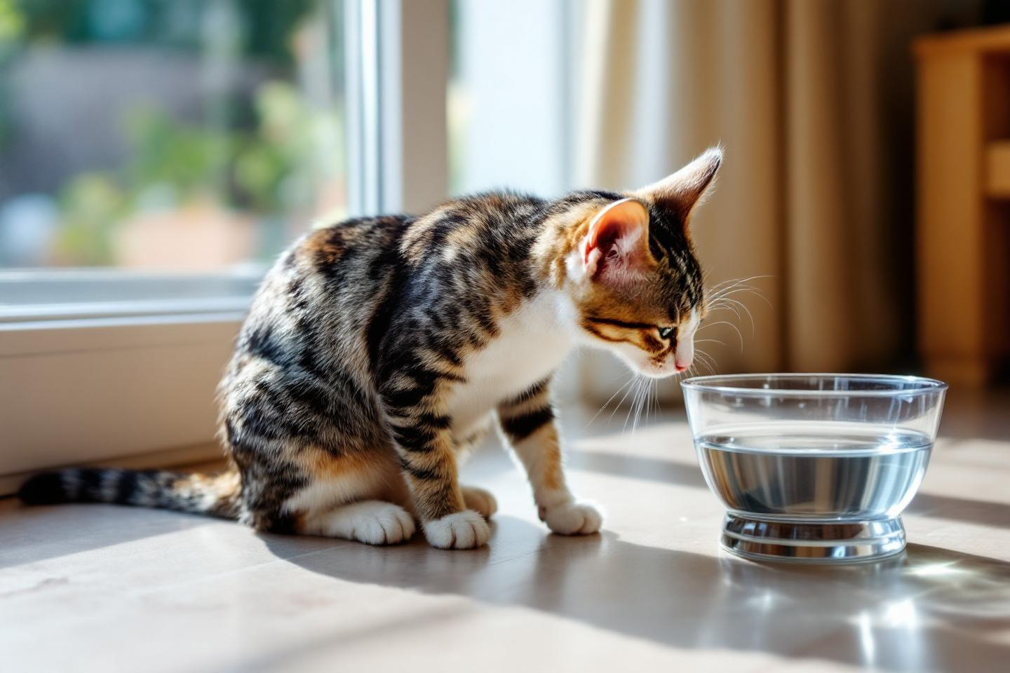 Pourquoi mon chat boude-t-il toujours l’eau fraîche alors qu’il a manifestement soif ?