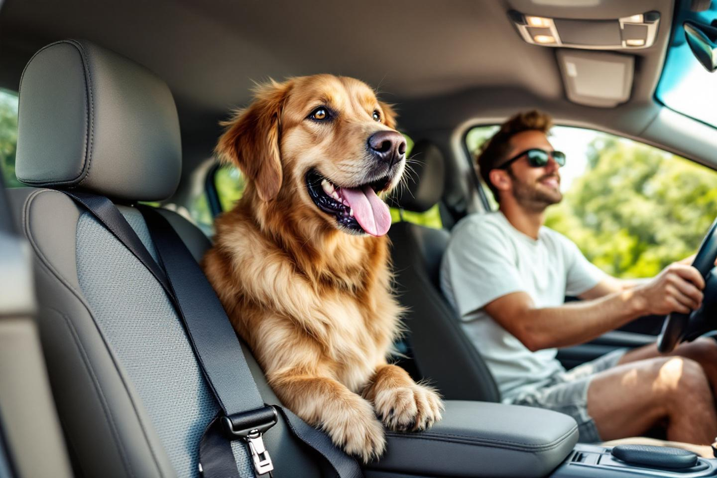 Chien non attaché en voiture : simple oubli ou vrai risque pour sa sécurité ?