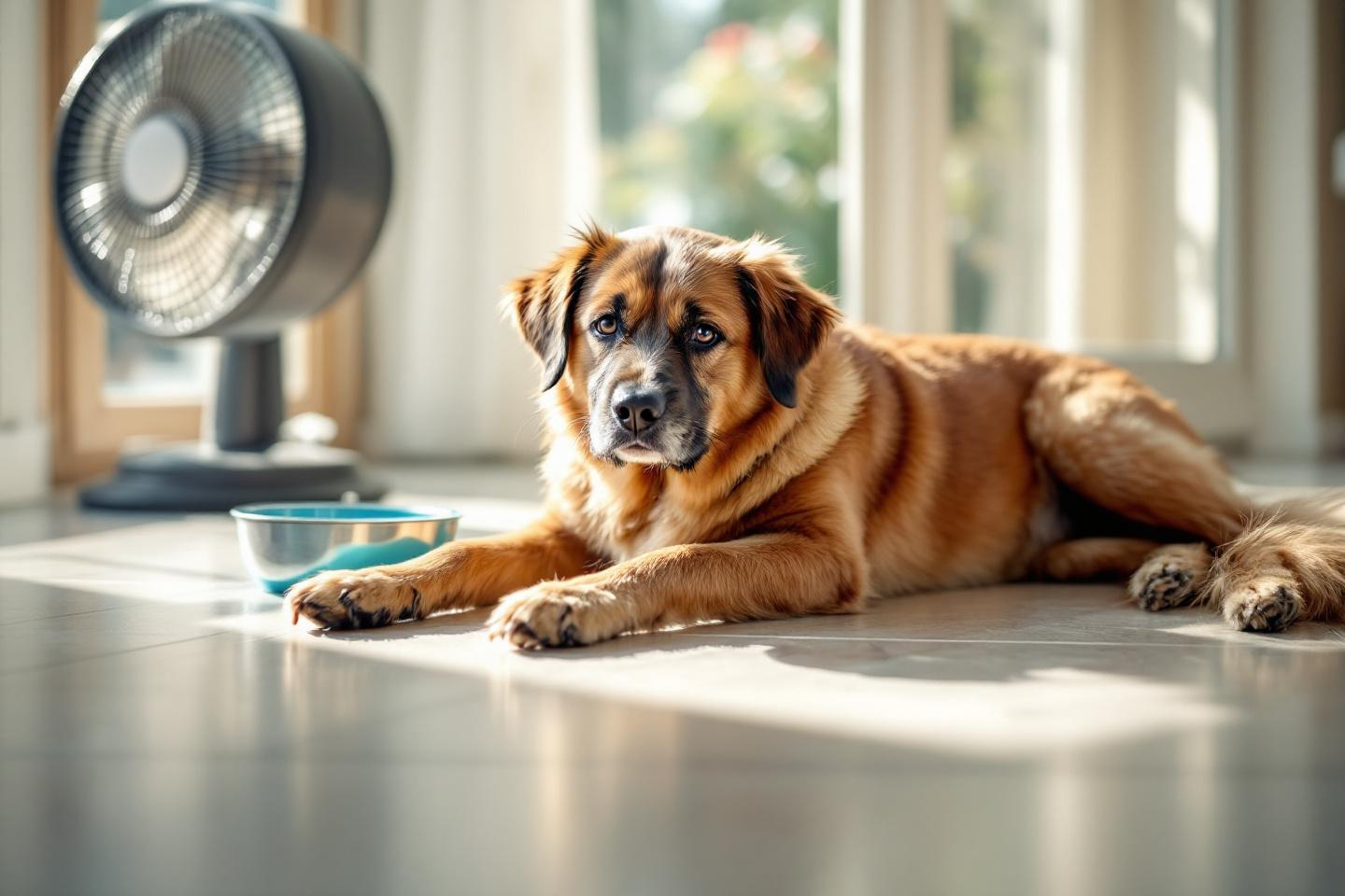 Pourquoi certains chiens risquent-ils plus l’insolation que d’autres en été ?