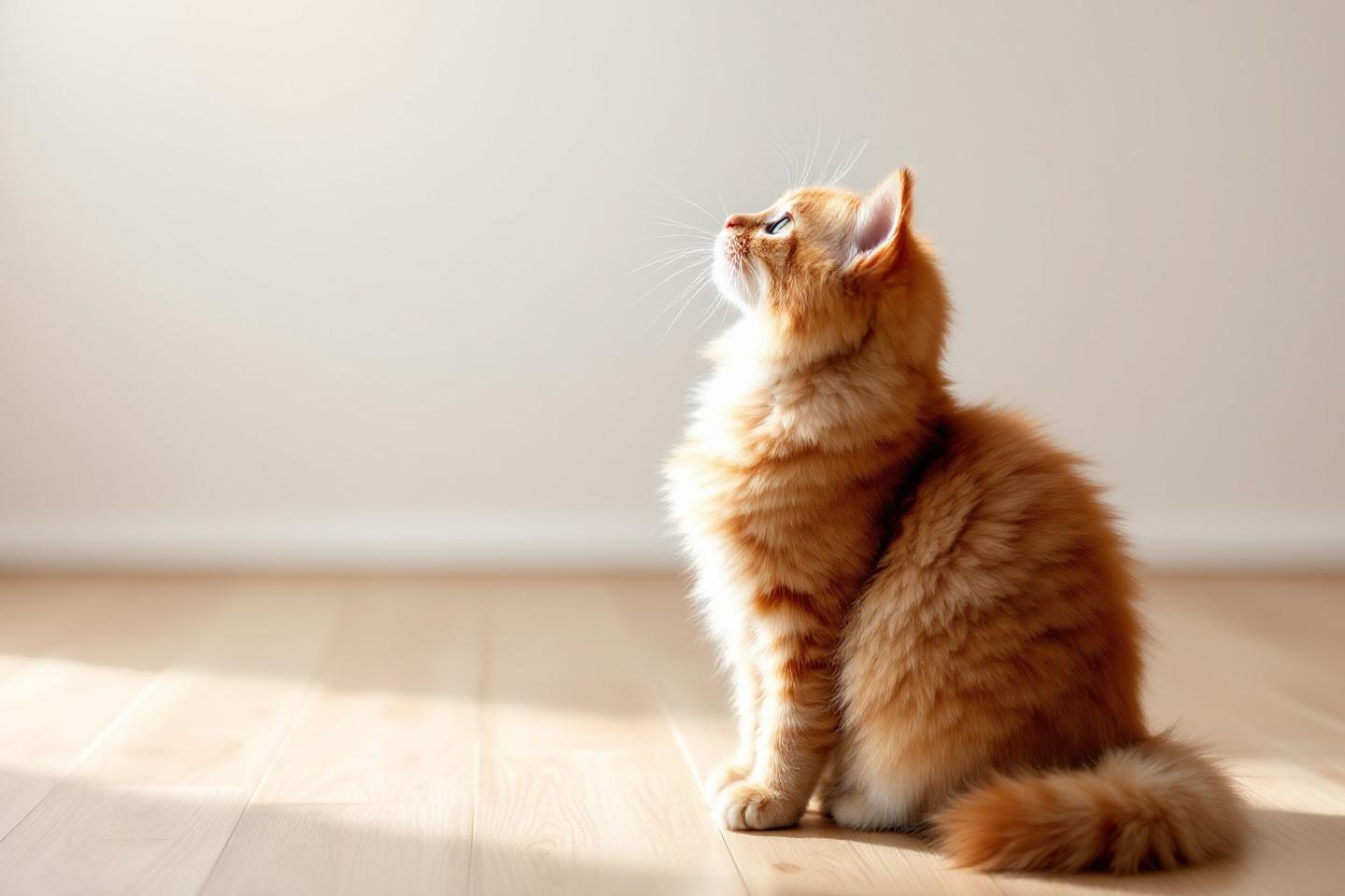 Que cherche vraiment votre chat quand il fixe le plafond sans bouger ?