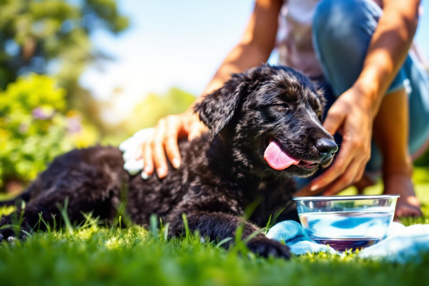 Comment reconnaître à temps un coup de chaleur chez le chien ?