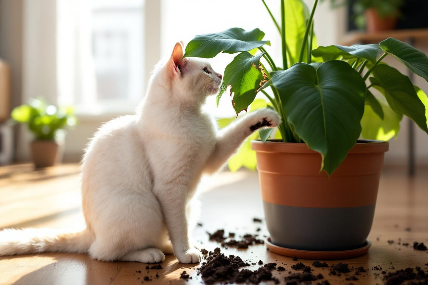 Que révèle vraiment l’obsession des chats pour les plantes d’intérieur ?