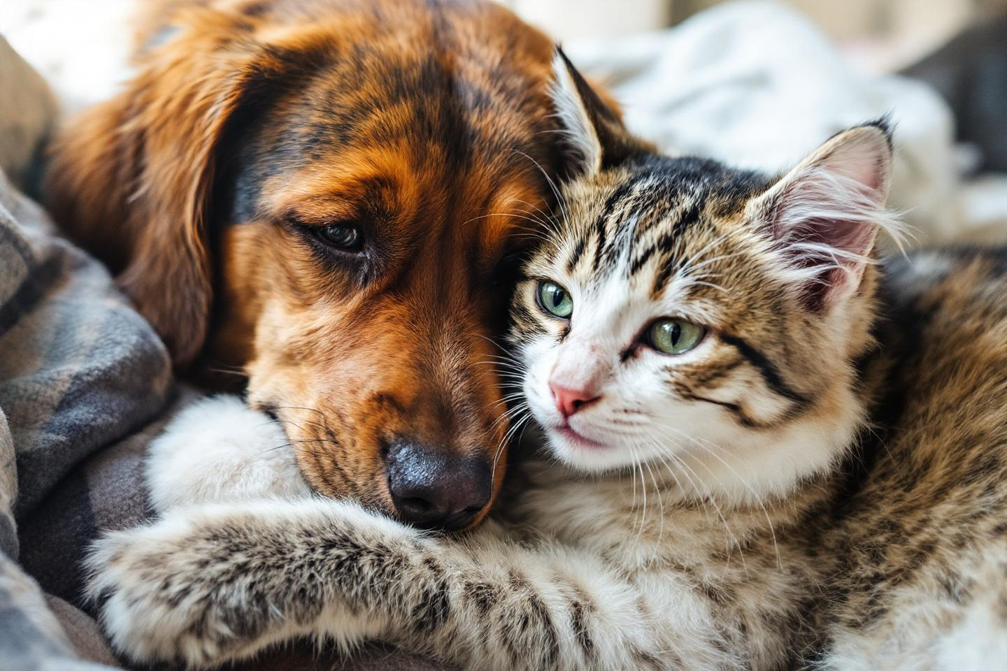 Mon chien peut-il vraiment se lier d’amitié avec un chat ou un lapin ?