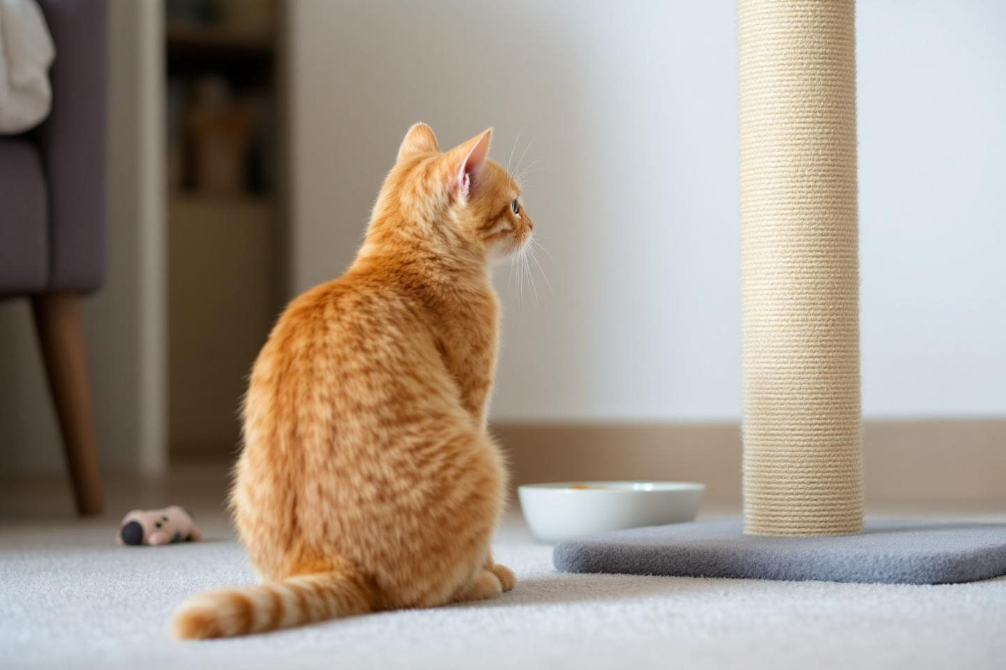 Pourquoi un chat abandonne-t-il soudain son griffoir préféré ?