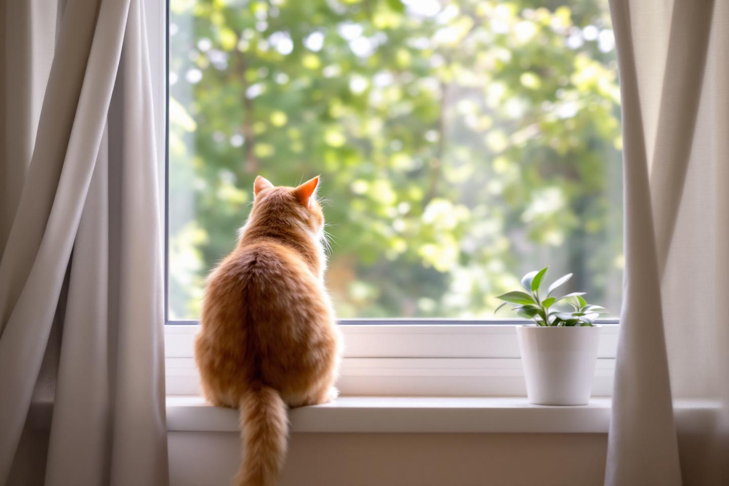 Pourquoi votre chat passe-t-il des heures à guetter dehors ?