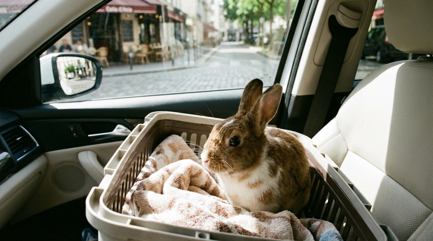Comment un simple trajet en voiture peut-il blesser votre lapin ?
