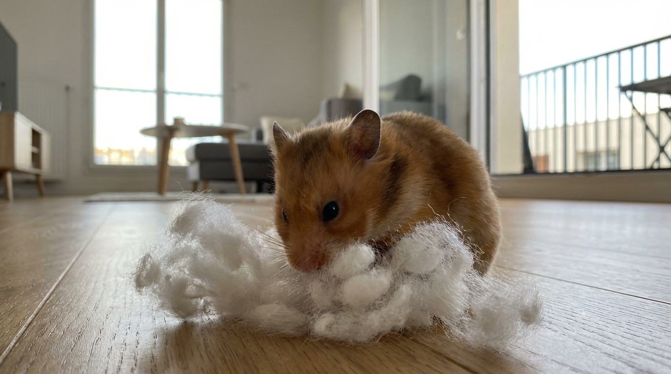 Pourquoi ce matériau vendu en animalerie met en danger la vie de votre hamster ?