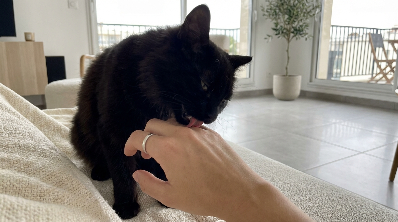 Pourquoi votre chat vous toilette-t-il compulsivement et quand faut-il consulter ?