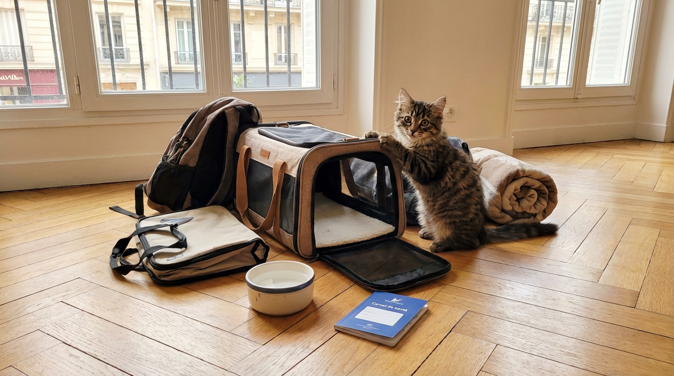 Pourquoi la préparation des bagages de votre chat ne doit-elle rien laisser au hasard ?