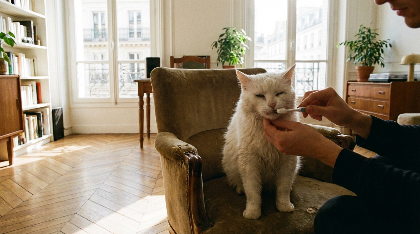 Votre chat a-t-il vraiment besoin de se faire brosser les dents ?