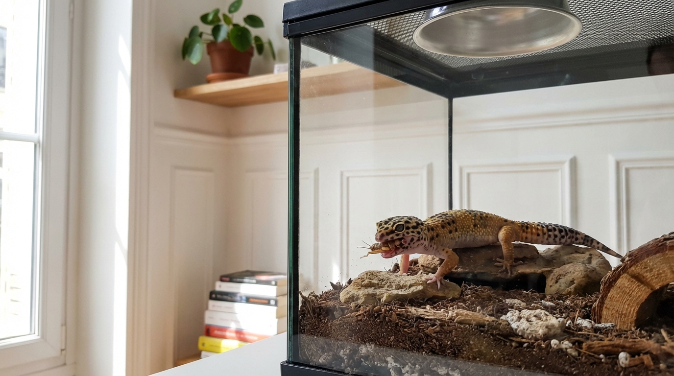 Un gecko léopard sur trois souffre en silence à cause d’un détail dans son terrarium