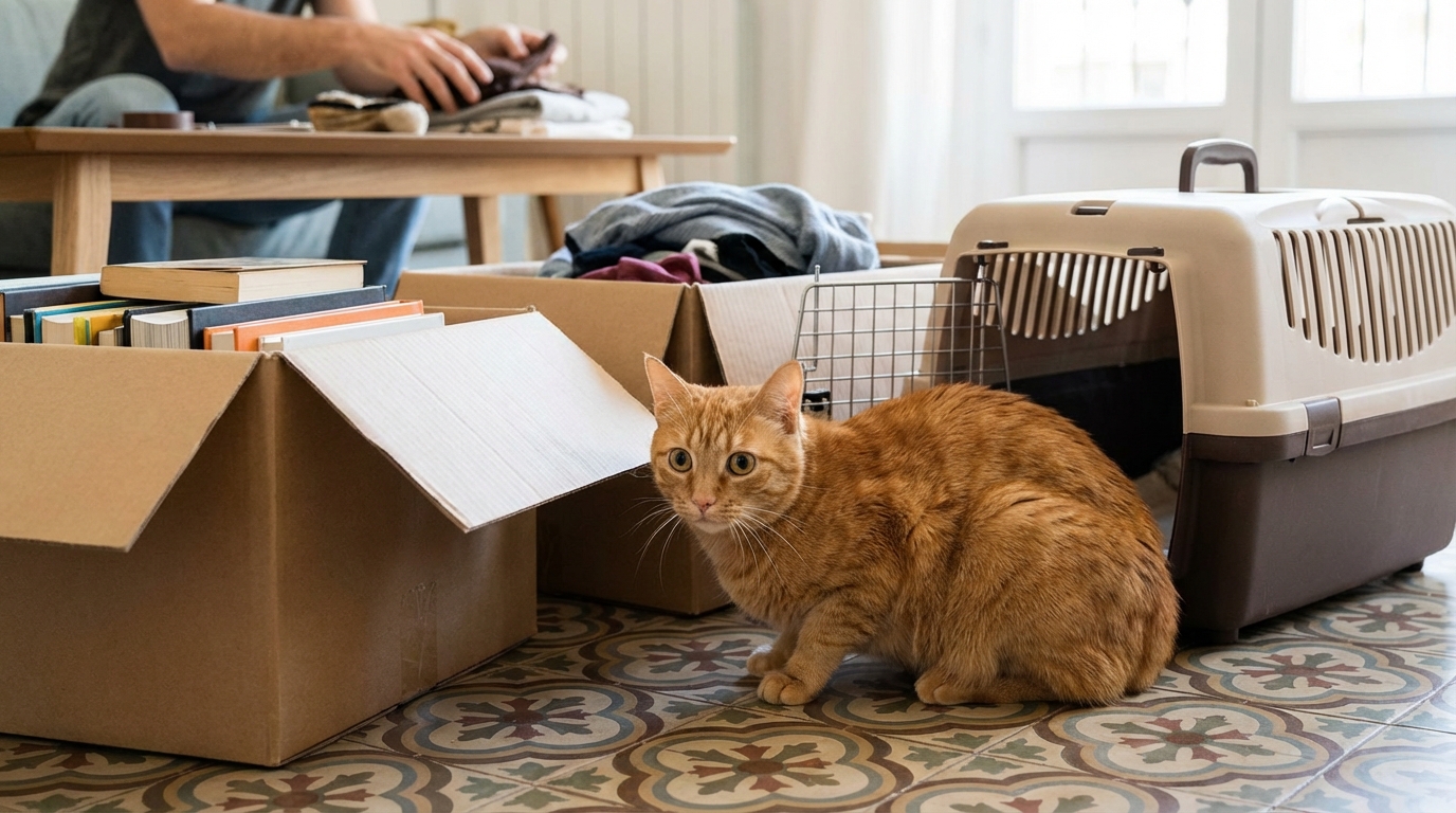 Déménagement : pourquoi votre chat peut vivre ce changement bien plus intensément que vous