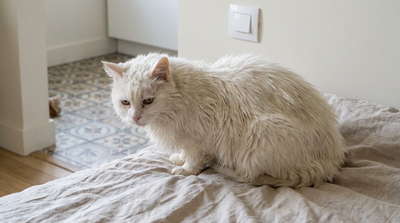 Pourquoi votre chat ressent-il soudainement le besoin d’uriner là où vous dormez ?