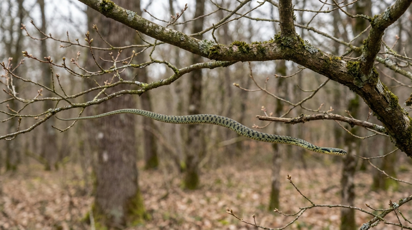 Dans la canopée, un serpent défie la gravité et intrigue les chercheurs