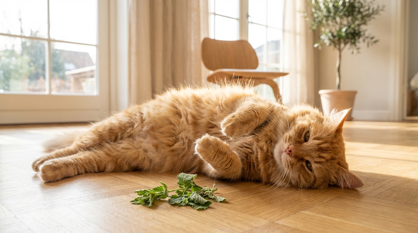 Pourquoi l’herbe à chat rend-elle votre félin euphorique et que risque-t-il vraiment s’il y a accès tous les jours
