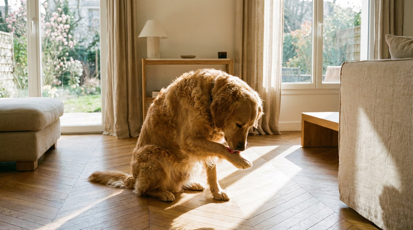 Je ne comprenais pas son inconfort soudain avec les beaux jours, jusqu’à ce que je découvre la manière inattendue dont le pollen affecte nos chiens
