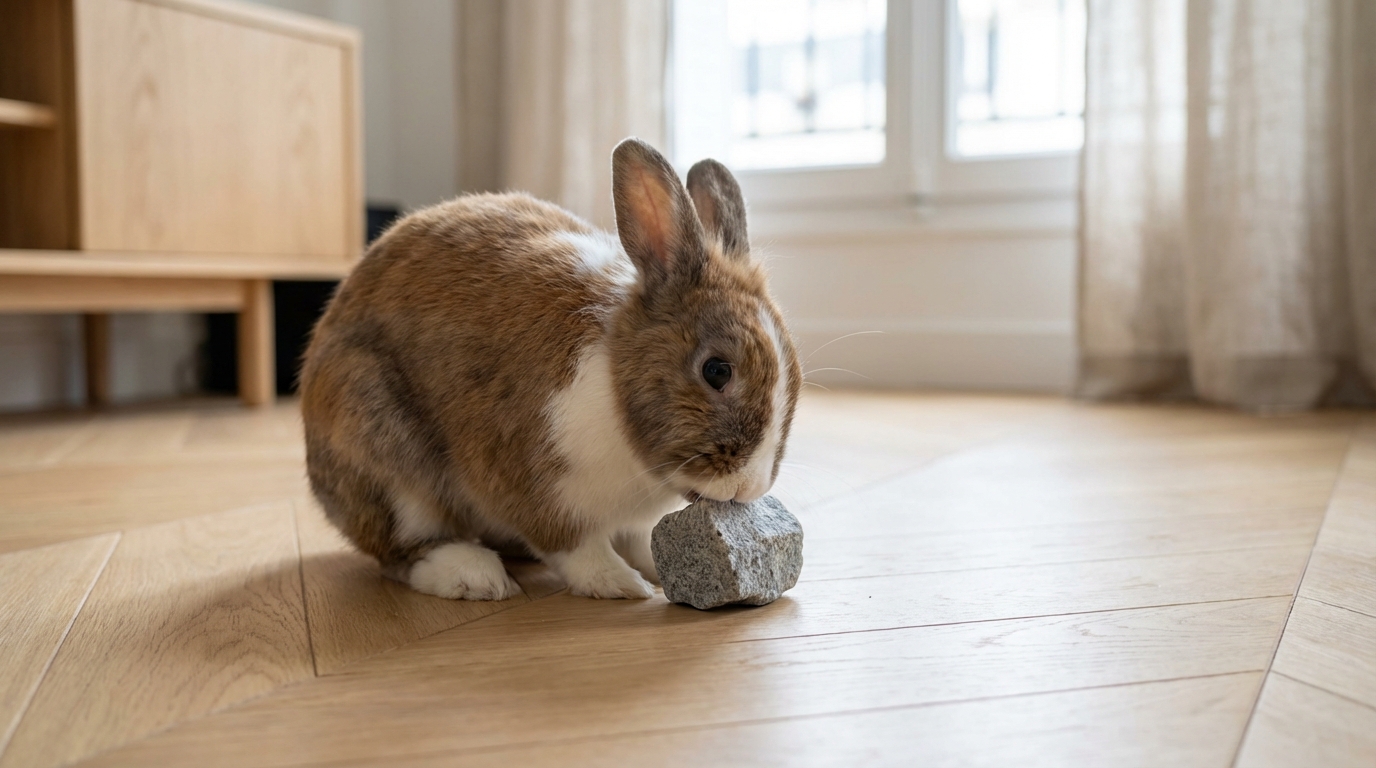 Le lapin a-t-il vraiment besoin d’objets durs pour entretenir ses dents ?