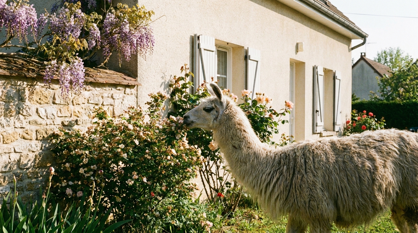 Pourquoi de plus en plus de Français installent un lama dans leur jardin (et c’est parfaitement légal)