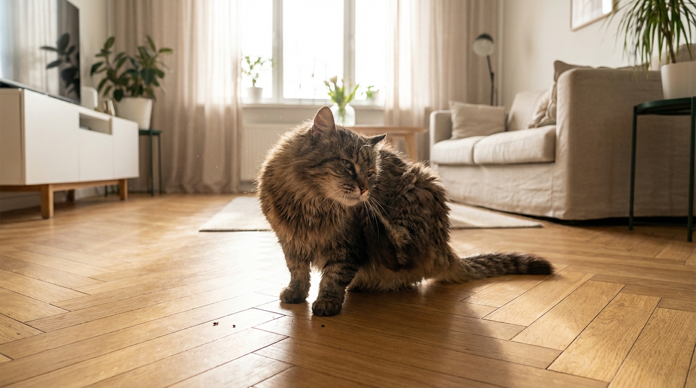 Pourquoi les puces envahissent-elles la maison au printemps même quand votre chat est traité ?