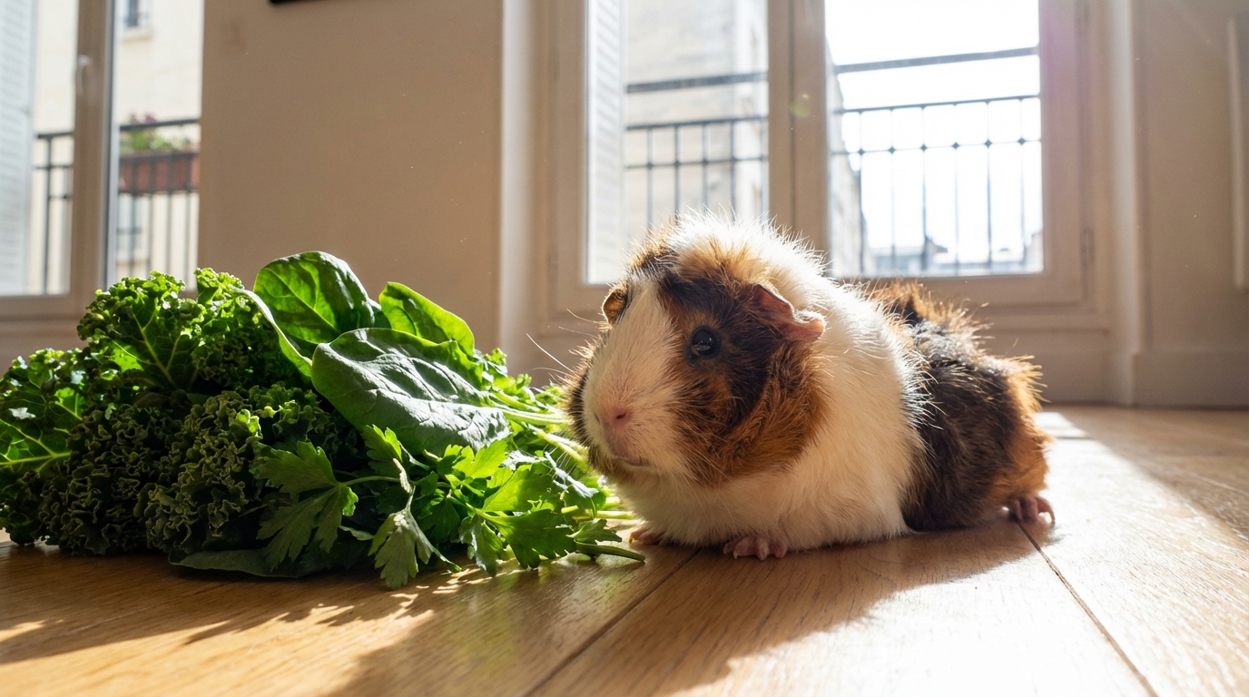 Cochon d’Inde : ce légume « sain » qui peut déclencher des calculs urinaires