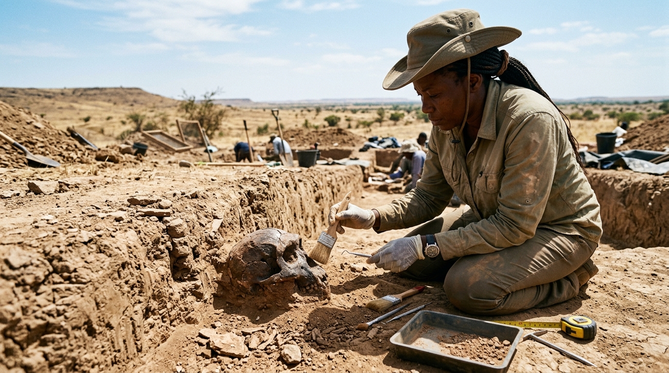 Fini le berceau est-africain : ce morceau de crâne exhumé au Tchad change la donne