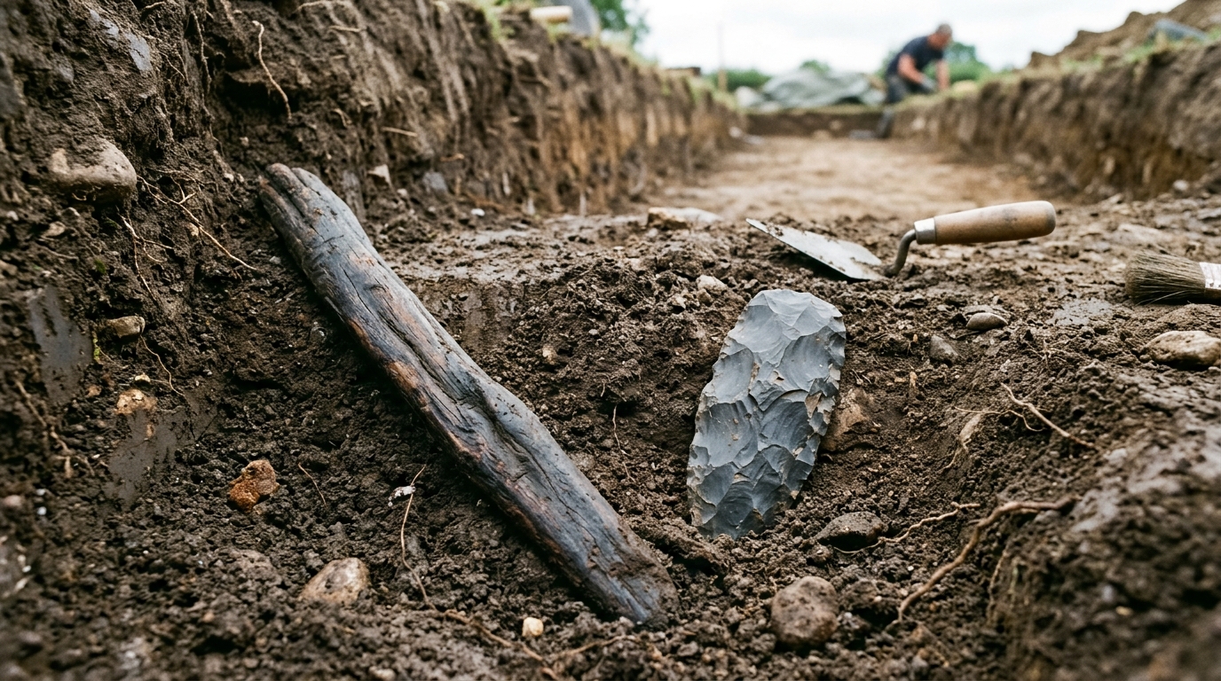 Fini l’idée d’une préhistoire tout en pierre : cet outil en bois dit autre chose
