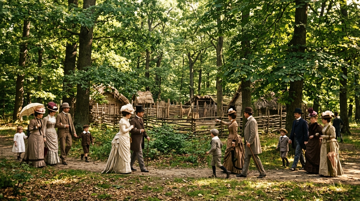 Les familles du bois de Boulogne payaient pour voir des « villages » entiers : la raison oubliée refait surface