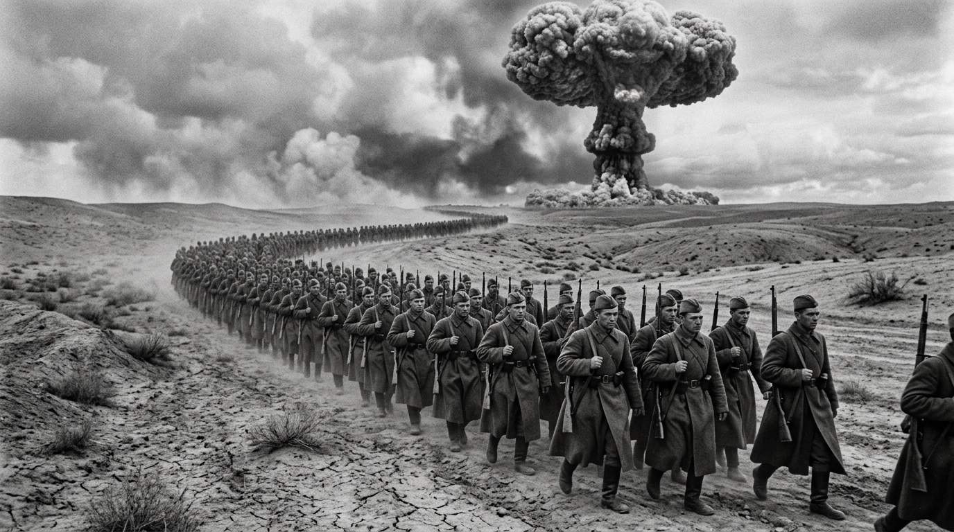 45 000 soldats envoyés à pied sous un champignon atomique : l’URSS n’a rien dit pendant quarante ans