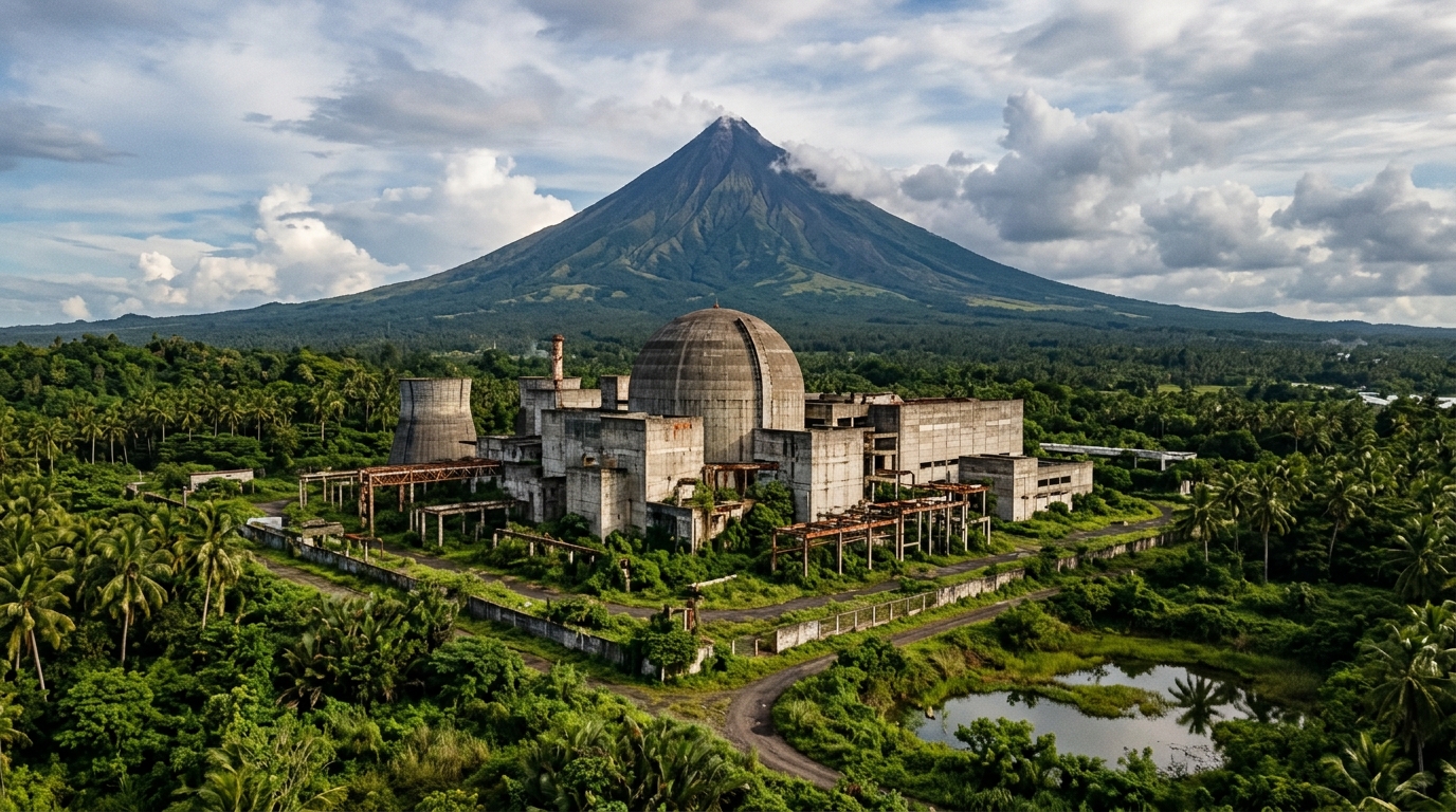 En bâtissant leur première centrale nucléaire face à un volcan, les Philippines ont acheté un bâtiment qu’aucun technicien n’a jamais allumé
