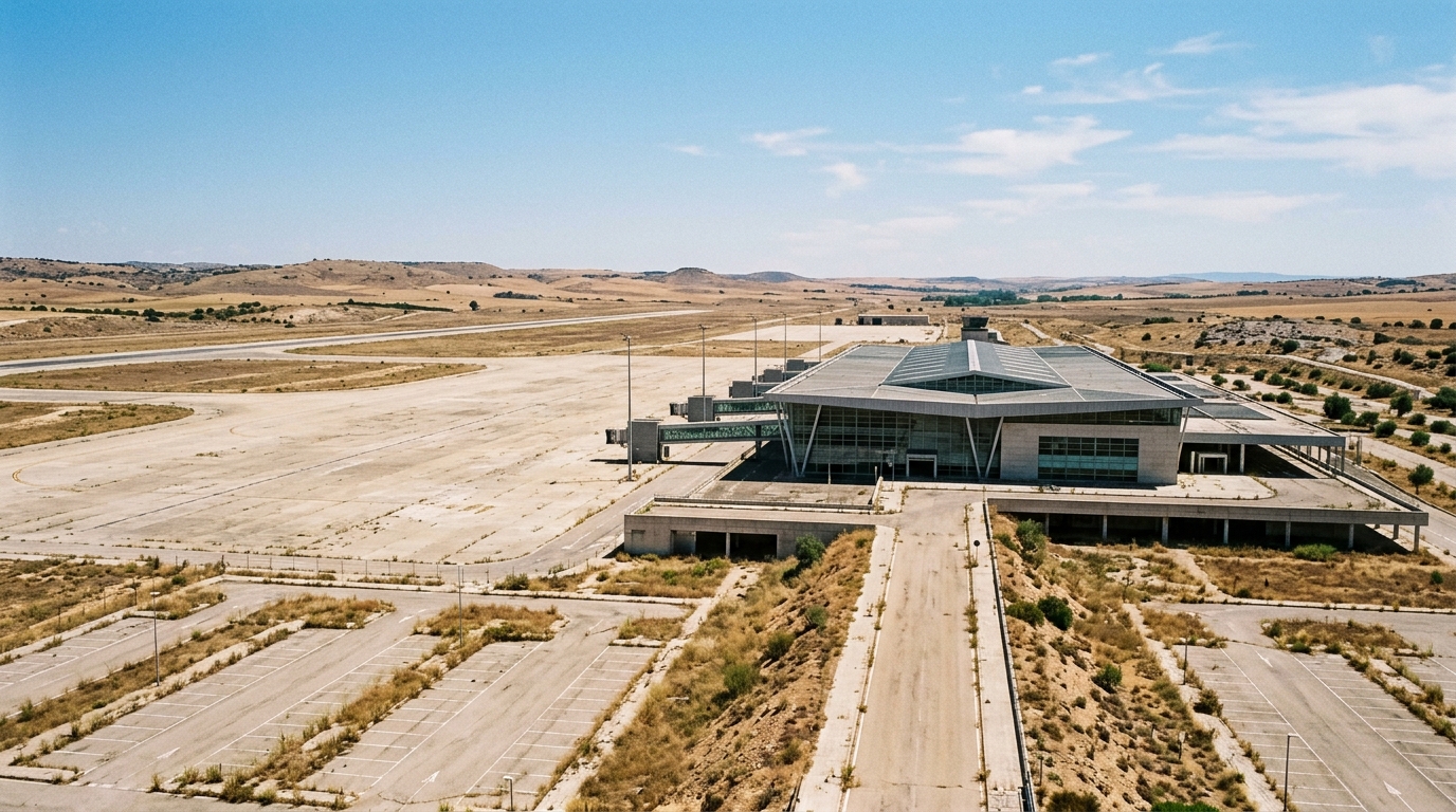 En bâtissant un aéroport à 1,1 milliard d’euros au sud de Madrid, l’Espagne a créé un bien que personne ne voulait racheter