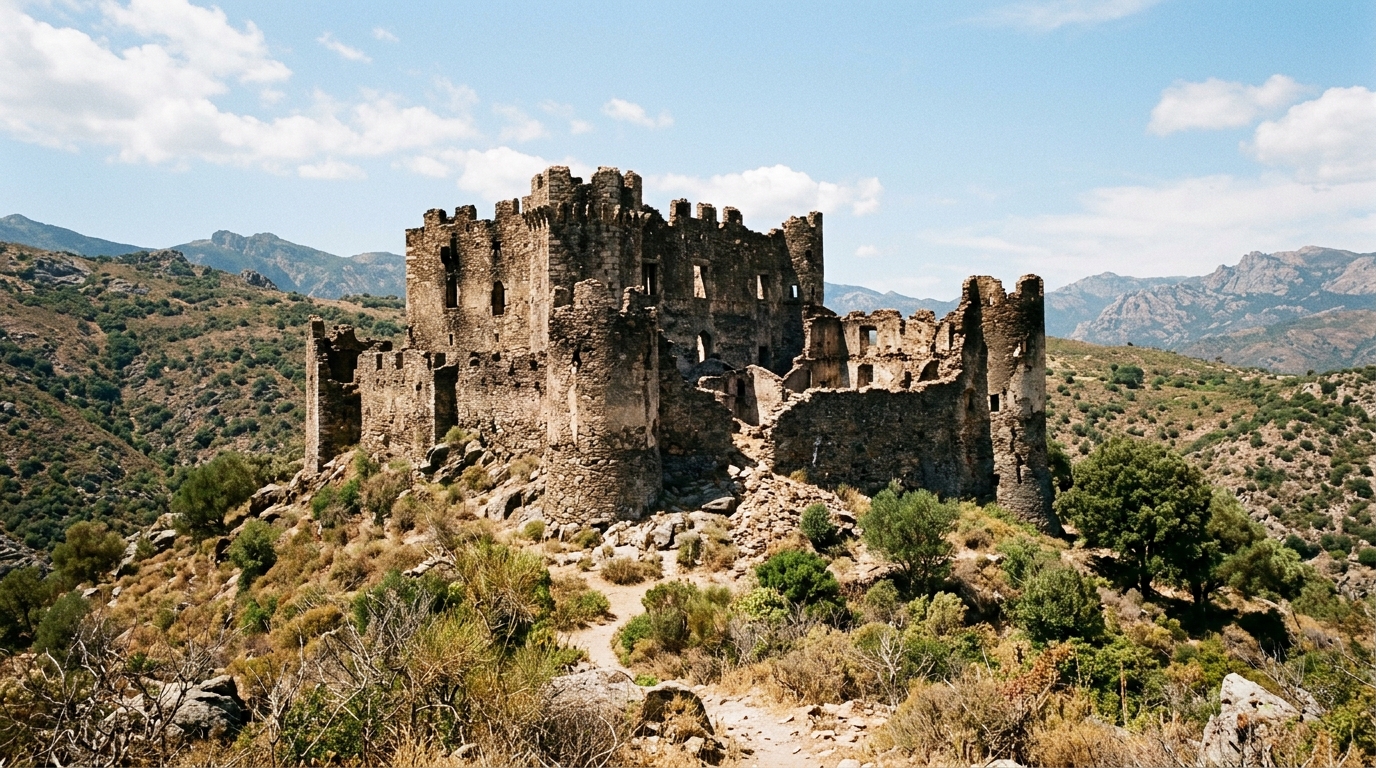 La Corse a un château vide depuis l’incendie de 1978 : ses murs cachent l’histoire d’un palais disparu