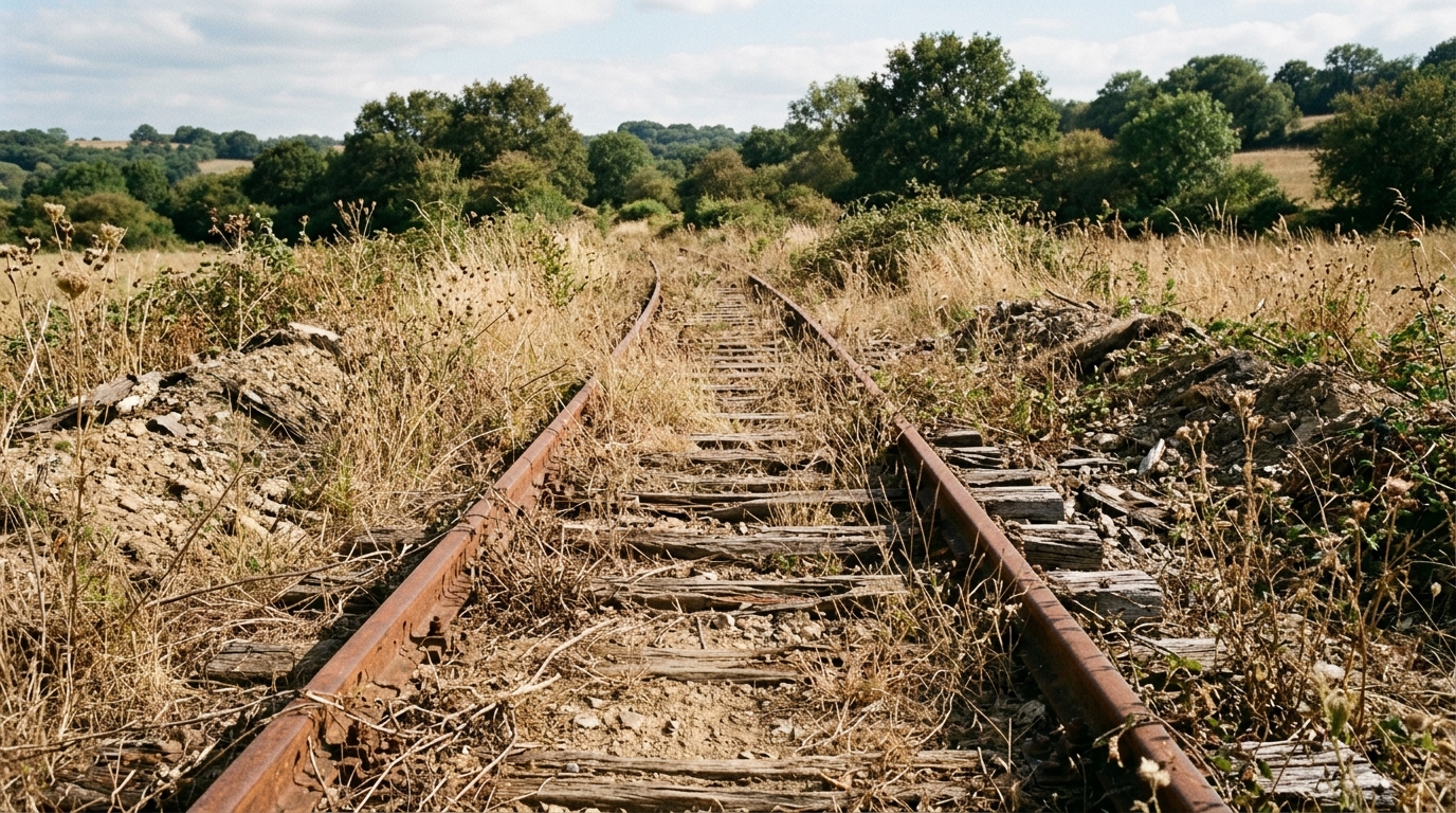 La France a une ligne de chemin de fer chantier pendant 26 ans : ses rails n’ont jamais vu passer un train et ne reverront plus le jour