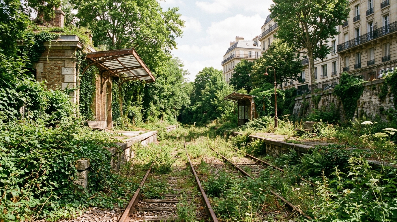 La Petite Ceinture encercle Paris sur 32 km : ses quais ont été désertés du jour au lendemain et personne ne les a rouverts
