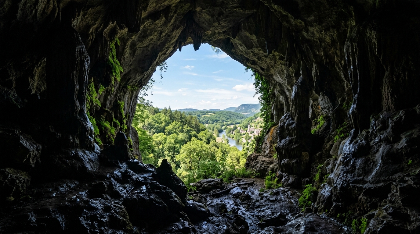 Les hommes préhistoriques descendaient toujours au même endroit dans cette grotte, et ce n’était pas pour peindre