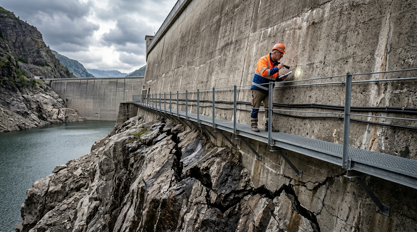 Les ingénieurs ont vérifié le béton de Malpasset pendant des années, alors que le danger dormait dans la roche