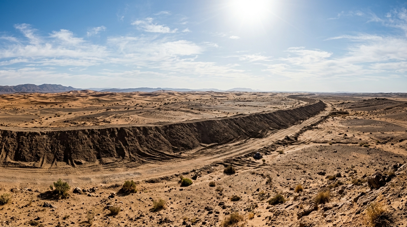 Les Marocains ont élevé un talus de sable de 2 700 km dès 1980 et personne ne le traverse encore aujourd’hui