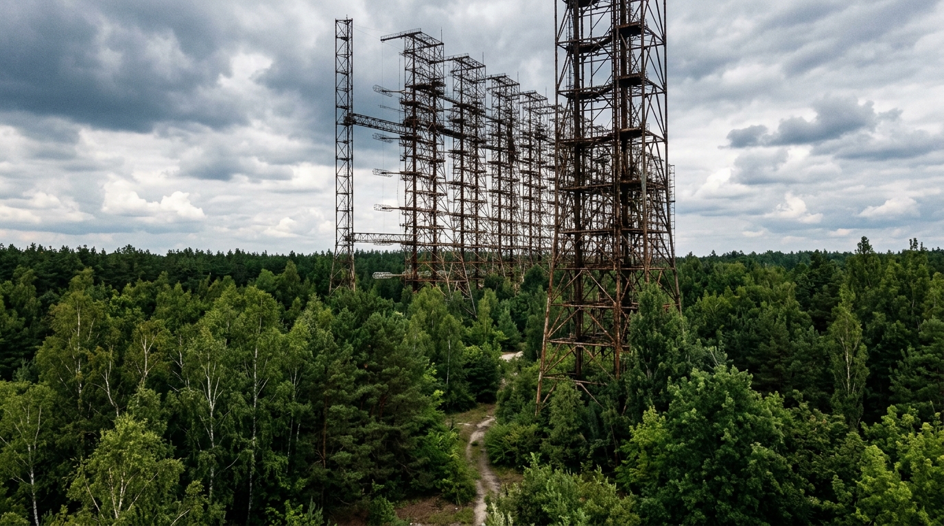 Les radioamateurs entendaient tous le même battement dans les années 80 : la source se dresse encore près de Tchernobyl