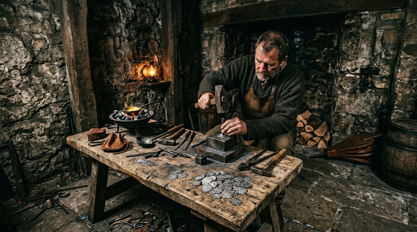 On s’obstine tous à croire que la monnaie médiévale sortait des ateliers du roi, alors que ce sous-sol de York raconte l’inverse