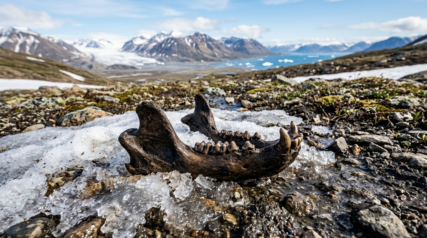 Sous la glace du Grand Nord dormait une mâchoire d’ours qui repousse toute la chronologie de l’espèce